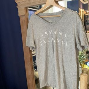 Armani exchange vneck tee